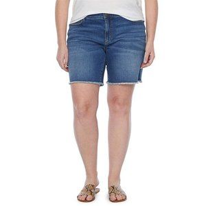 NWT A.N.A Mid-Rise Midi Jean Short Stretch Size 18
